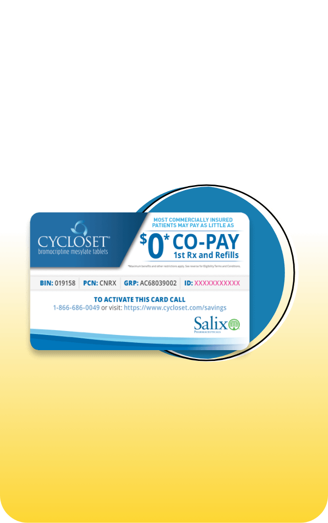 CYCLOSET Co-pay Card